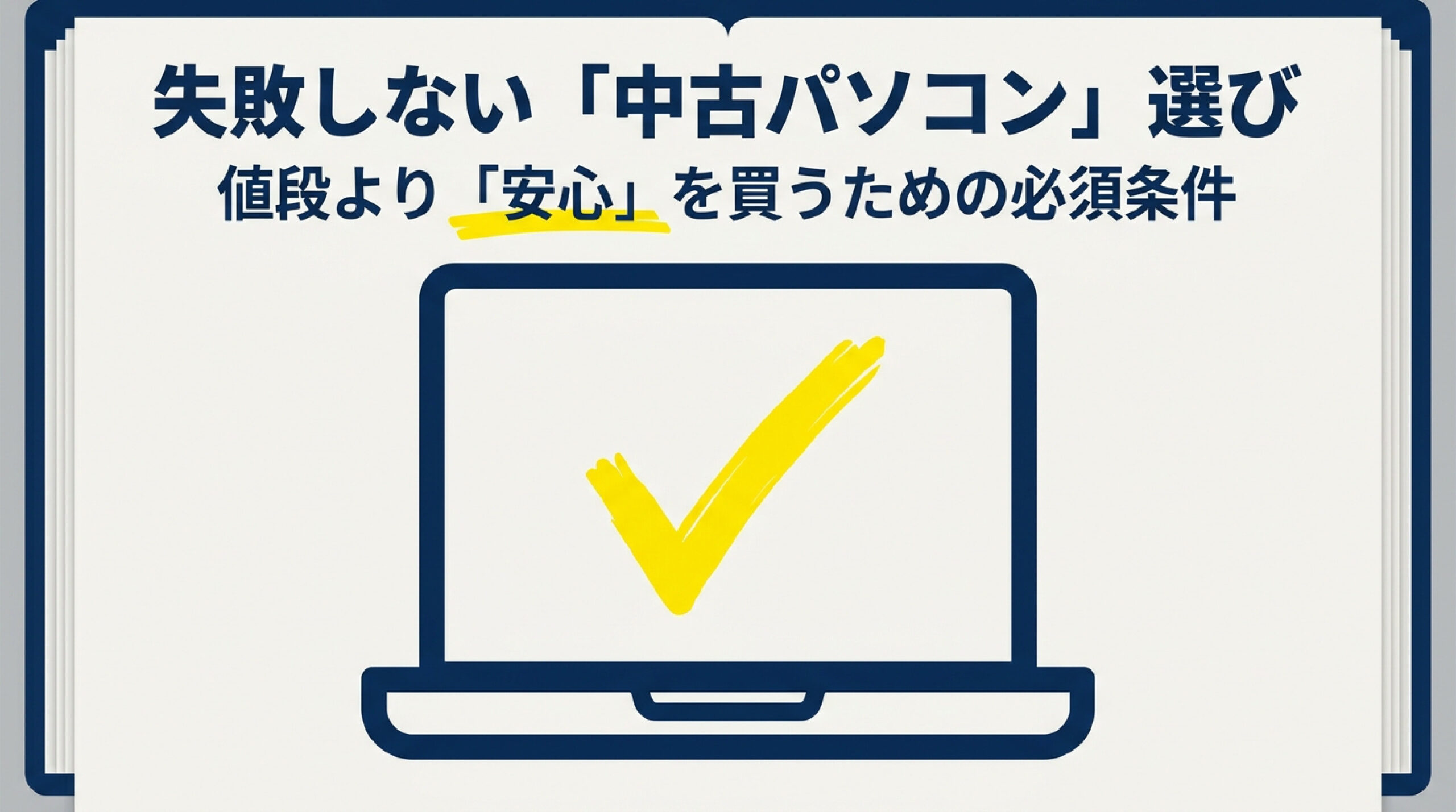 失敗しない中古パソコンの選び方のアイキャッチスライド画像
